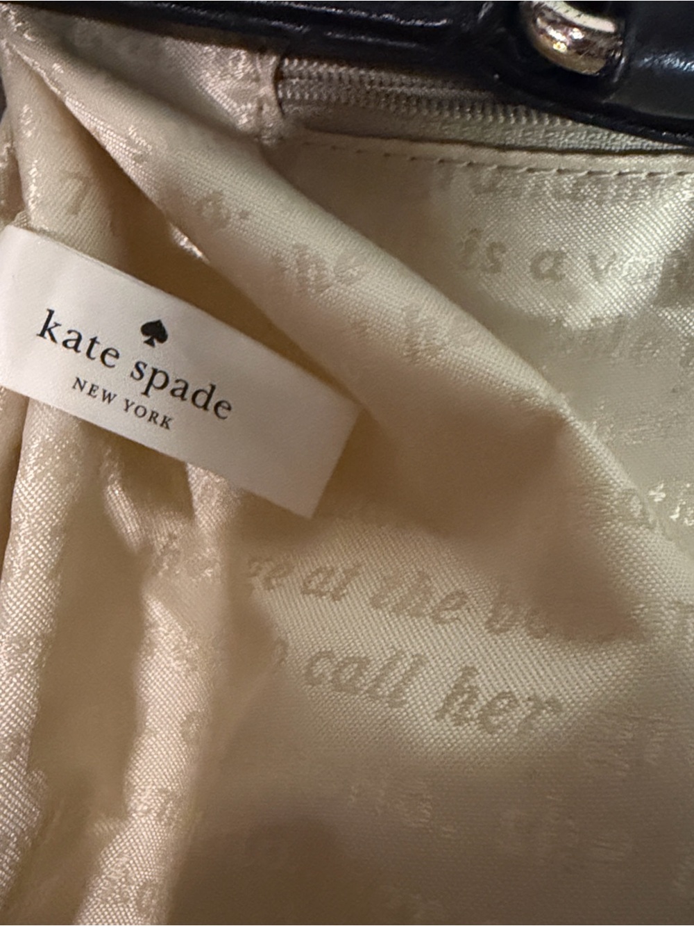 kate spade “storybook lining” Satchel…(callout) see picture - Picture 12 of 15